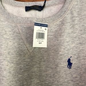 Polo sweatshirt. Great, petite small